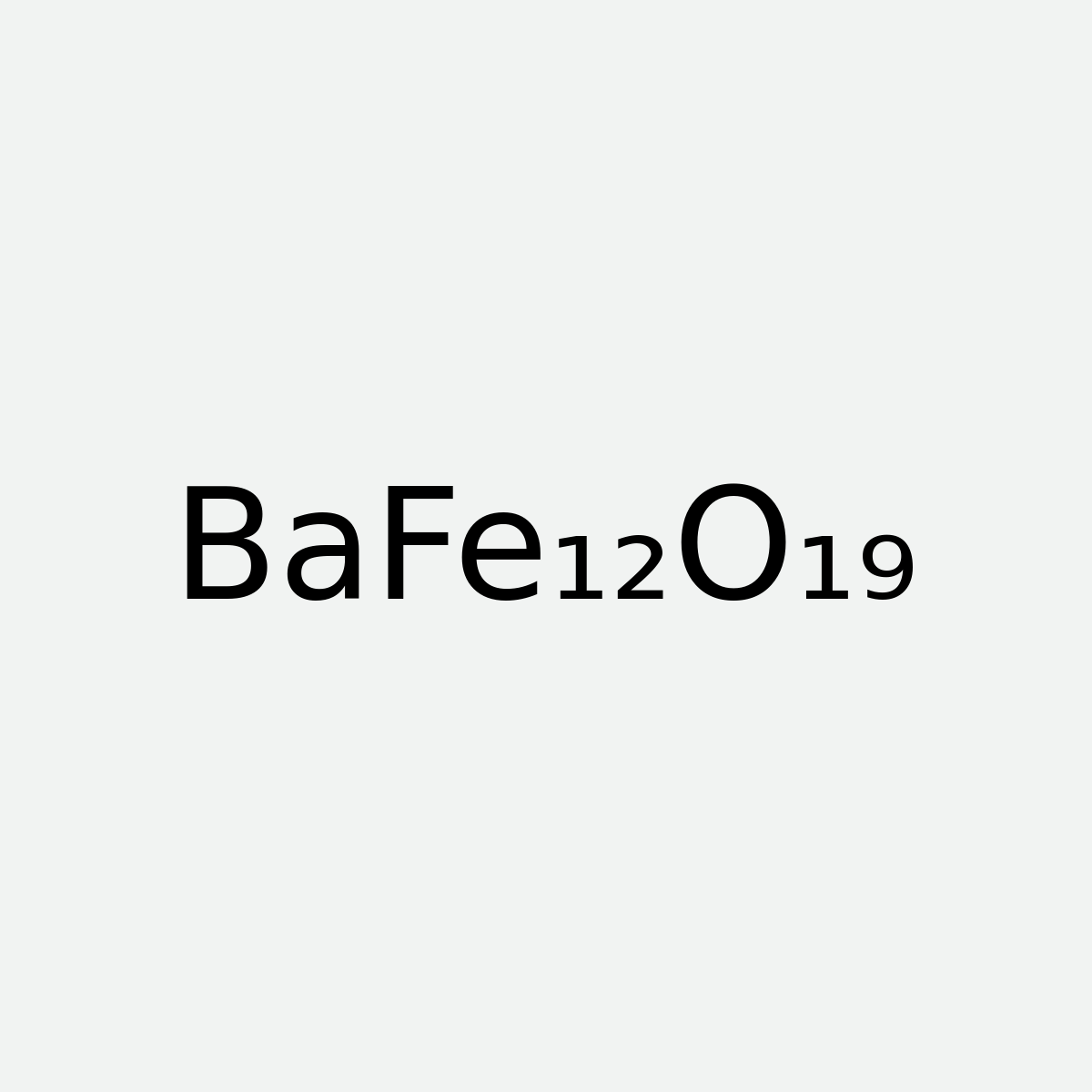 Barium Ferrite