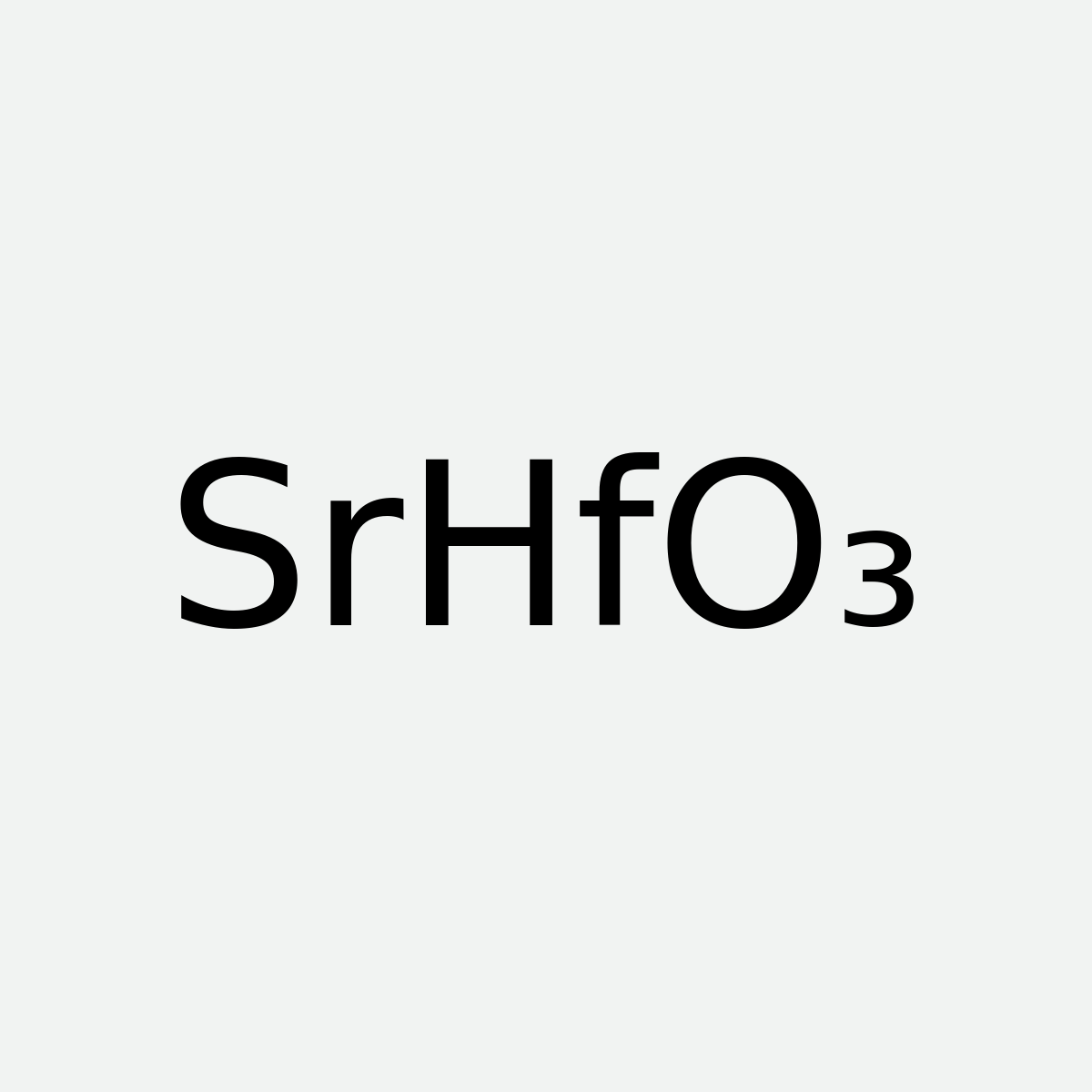 Strontium Hafnium Oxide