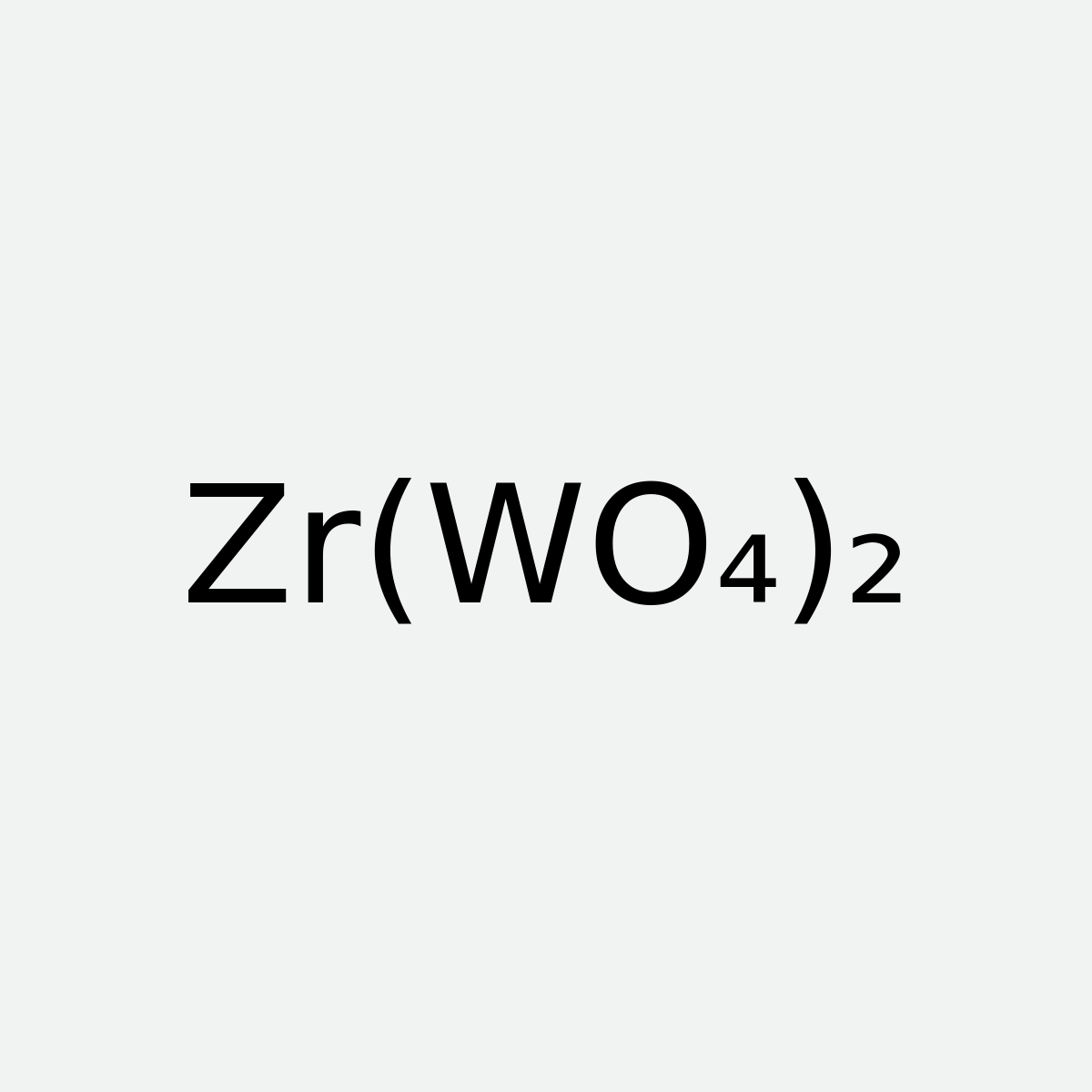 Zirconium Tungstate